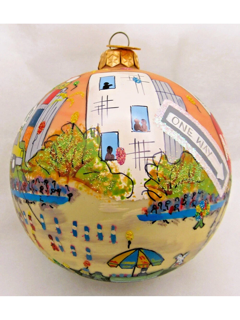 Michael Storrings for Landmark Creations Fanfare NYC Ornament with Tag and Box